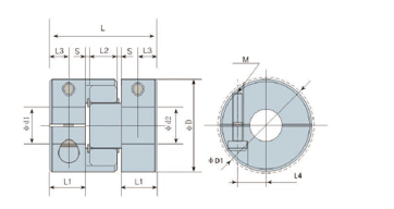 LK 16 Series Klemmen-Typ (Kupplungsstern)