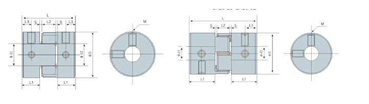 LK 16 Series Stellschrauben-Typ (gebogene Backe)