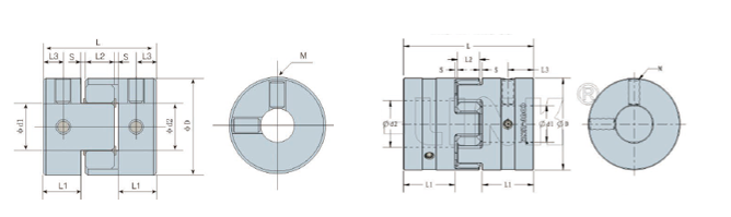 LK 8 Series Stellschrauben- Typ (gebogene Backe)