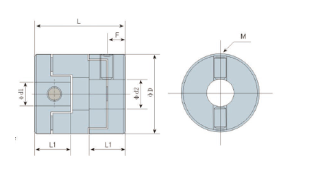 LK 4 Series Stellschraube Typ (Oldham)