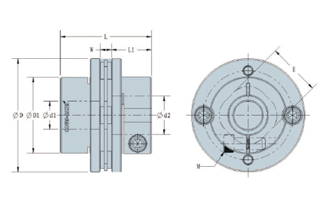 LK 3 Series Klemmen- Typ (Einzelfederteller)