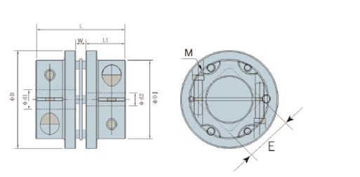 LK 24 Series Klemmentyp (einzelner Federteller)