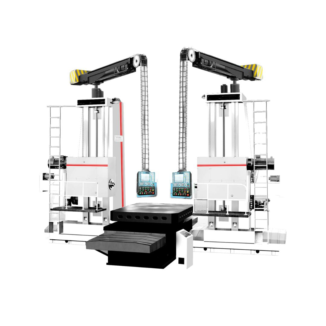 TKJ 6813 x 2 Doppelspindlige zweiseitige horizontale CNC Fräs- und Bohrmaschine